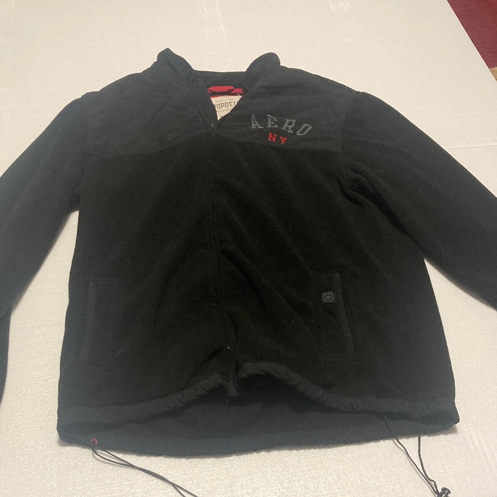Aeropostale Black Lightweight Jacket